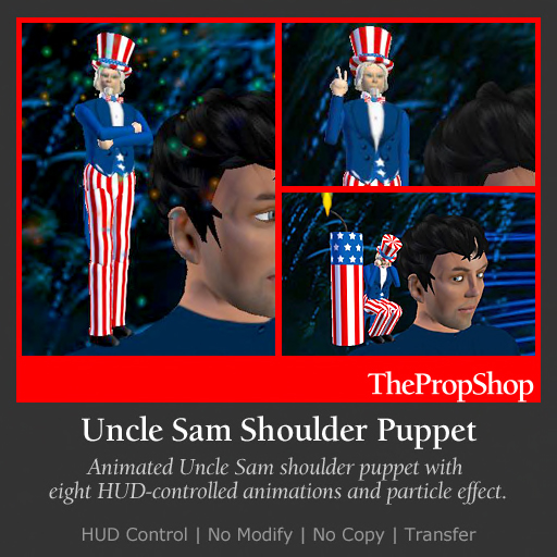 Uncle Sam Shoulder Puppet